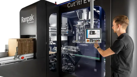 WITH THE Cut'it!™ EVO AUTOMATED PACKAGING SOLUTION FROM RANPAK, PACKAGING AT BLECKMANN WILL BE AUTOMATIC AND SUSTAINABLE