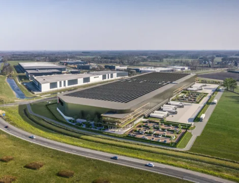 Bleckmann warehouse bird's-eye view